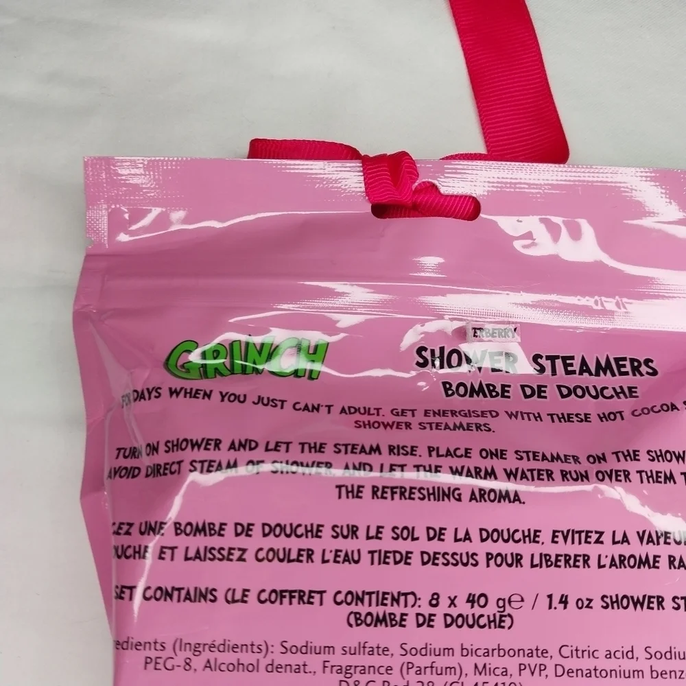 Grinch Pink Shower Steamers NWT
